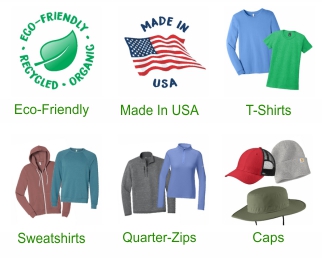 Link to the apparel catalog for Urban Earth Graphics: Jackets, tee shirts, hats, bags and more